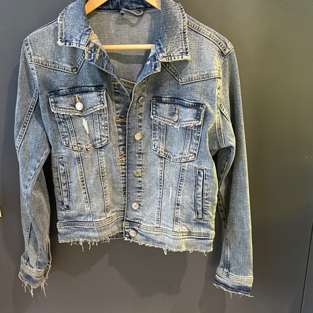 Distressed Denim Jacket